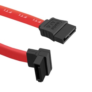 Qoltec S – R/A 0,5 m SATA-kabel, röd