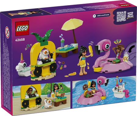 LEGO Friends Impreza na basenie z jednorożcem i flamingiem