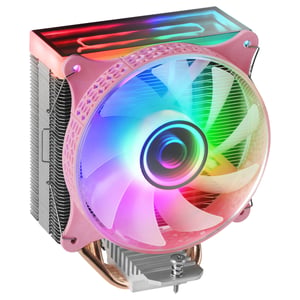 Mars Gaming MCPU-VR All-in-One-Flüssigkeitskühler für den Prozessor, 12 cm, rosa, 1 Stück.