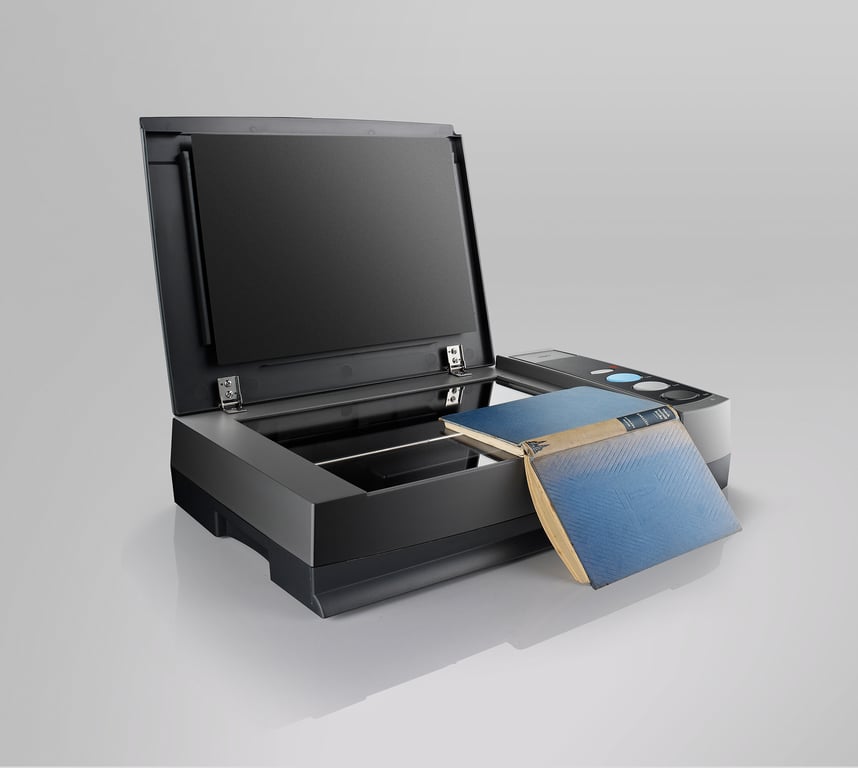Plustek OpticBook 3800L Skaner Płaski 1200 x 1200 DPI A4 Czarny
