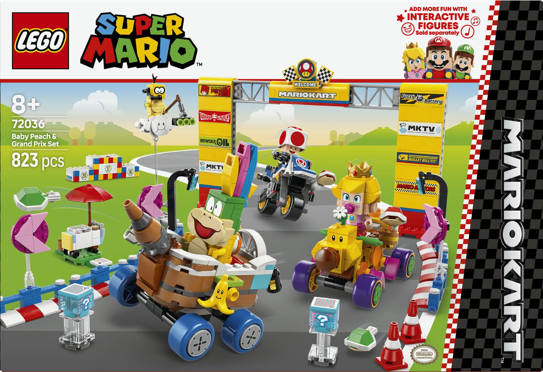LEGO Super Mario Mario Kart™ – Zestaw Baby Peach i Grand Prix
