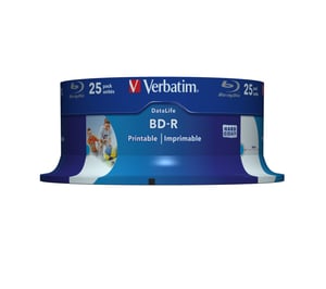 Verbatim 43811 Blu-ray-skiva BD-R 25 GB, 25 st.