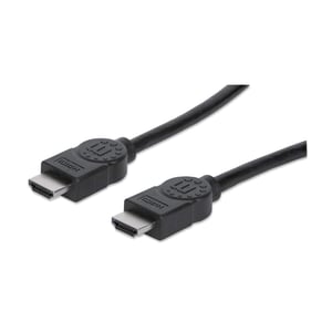Manhattan 306126 HDMI-kabel 3 m, HDMI typ A (standard), svart