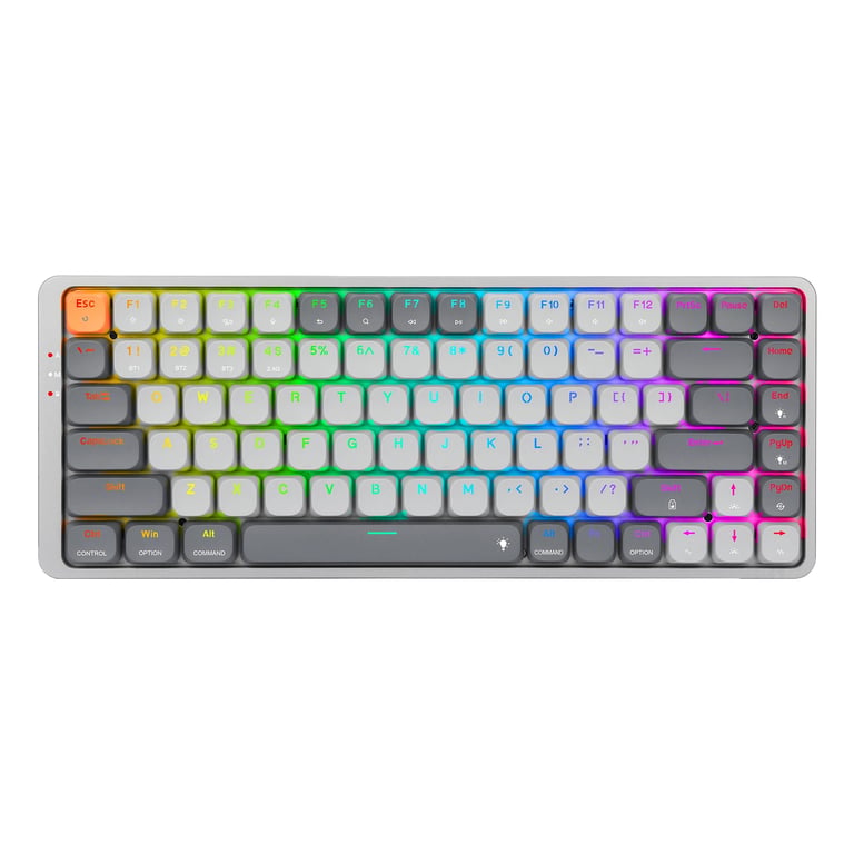 REDRAGON K652GG-RGB-PRO Azure klawiatura USB + RF Wireless + Bluetooth Szary