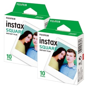 Fujifilm Instax Square Instant Film, 20 sheets, 62 x 62 mm
