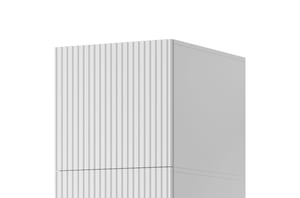 Cama PAFOS 1D Wardrobe with Top Unit 45x55.5x45, Matte White