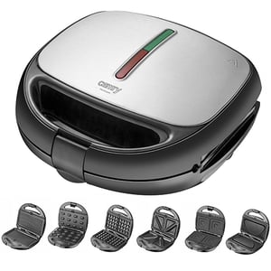 Camry Premium CR 3057 Toaster 800 W Schwarz, Silber
