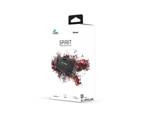 Cardo Spirit 2-Channel Motorcycle Intercom, 400 m, Black