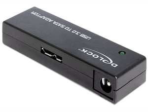DeLOCK 62486 przejściówka do kabli USB3.0 SATA III Czarny