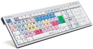 Logickeyboard Avid NewsCutter klawiatura USB QWERTZ Niemiecki Aluminium