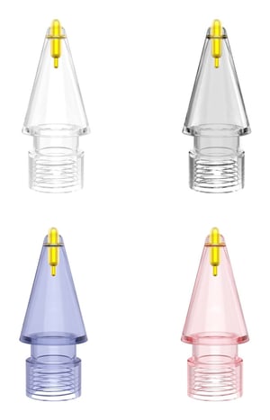 4smarts 541471 tillbehör till pennor Blå, Grå, Rosa, Genomskinlig 4 st.