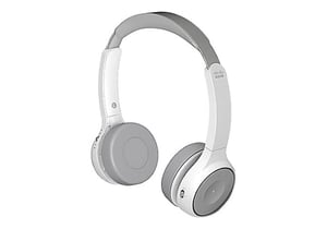 Cisco 730 Kopfhörer, kabelgebunden und kabellos, Kopfbügel, Bluetooth-Anrufe/Musik, Ladestation, Platin, Weiß