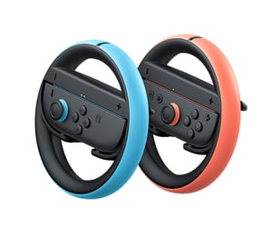 Nintendo 10015099 gaming controller accessory: Steering wheel modification