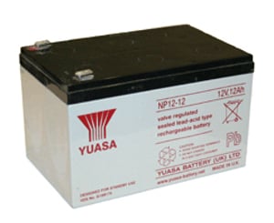 Yuasa NP24-12 Lead-Acid (VRLA) Battery, 12 V