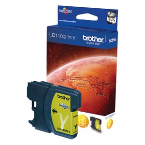 Brother LC-1100HYY Ink Cartridge, 1 pc. Genuine Yellow