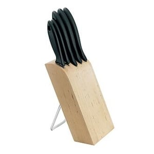 Fiskars 1023782 Messerhalter Messerhalter mit Löchern Holz