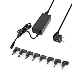 Nedis NBAU65110BK strömadapter/omformare för inomhusbruk 65 W Svart