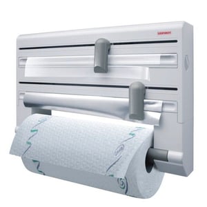 Leifheit 25703 Paper Towel Holder Wall-Mounted Paper Towel Holder Gray, White