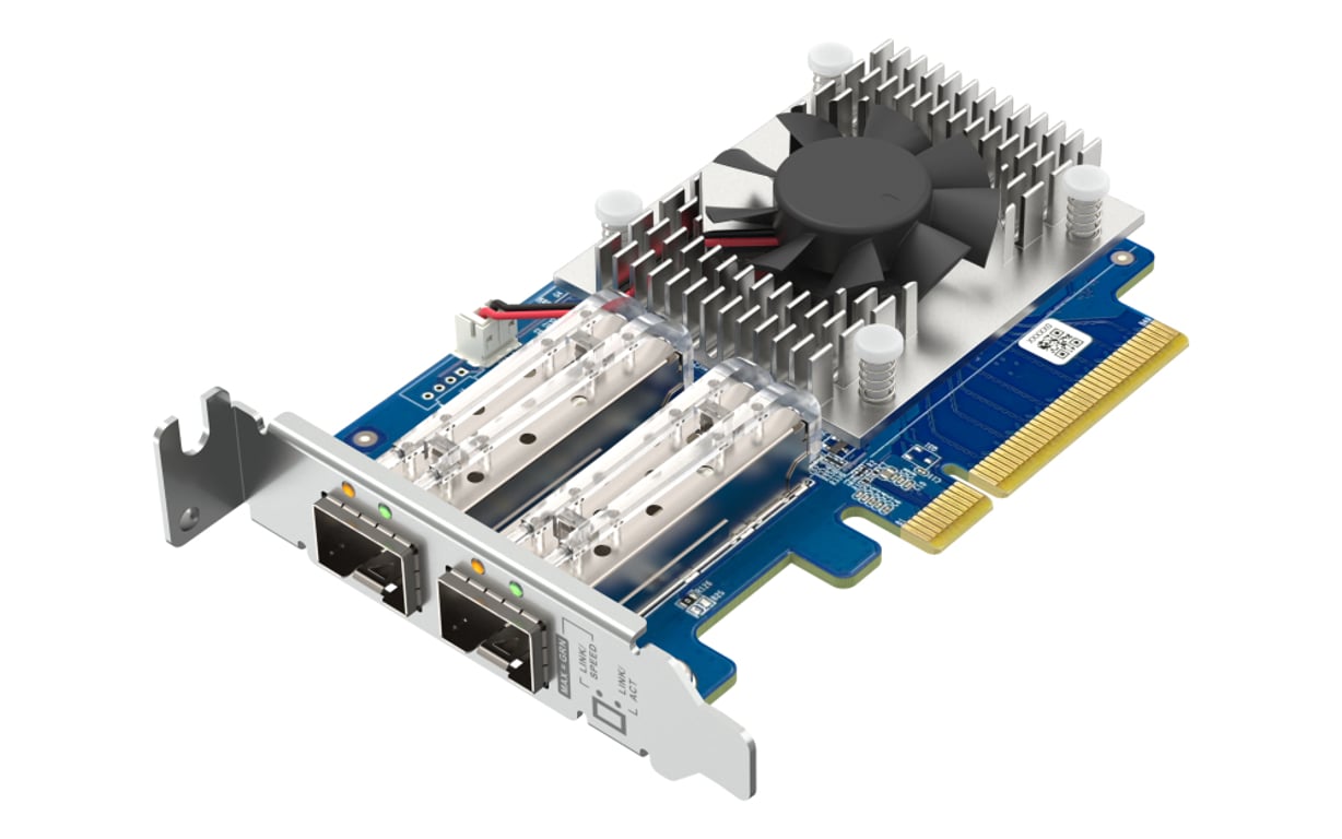 QNAP QXG-10G2SF-NXE karta sieciowa Wewnętrzny Włókno 10 Mbit/s