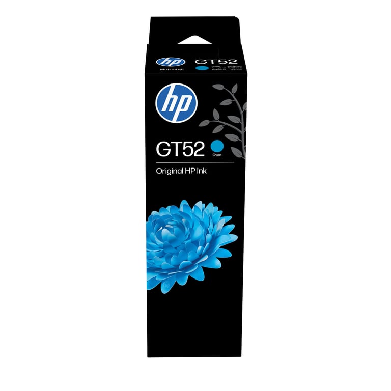 HP Butelka z oryginalnym błękitnym atramentem GT52