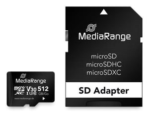 MediaRange MR947 512 GB MicroSDXC UHS-I Class 10 flashminne
