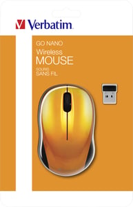 Verbatim Go Nano-mus Kontor Tvåhands RF Trådlös 1600 DPI