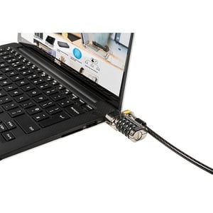 DELL 461-AAEU Cable Clamp, Black, Chrome, 1.8 m