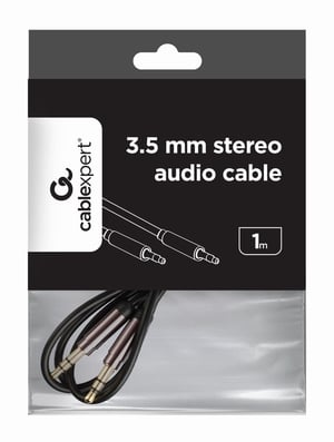 Gembird CCAP-444-1M kabel audio 3.5mm Czarny