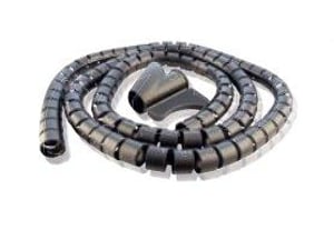 Schwaiger KBSL28 043 Cable Organizer Cable Sleeve Black 1 pc.