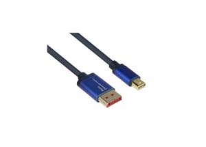 Alcasa 4824-SF020B kabel DisplayPort 2 m Mini DisplayPort Niebieski
