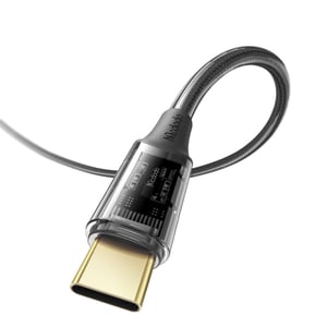 Mcdodo CA-2092 kabel USB USB 2.0 1,8 m USB A USB C Czarny, Przezroczysty