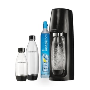 SodaStream Spirit Mega Pack, Black Plastic, Transparent