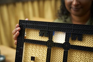 LEGO ART Japoński krajobraz z kwitnącą wiśnią