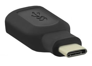 Qoltec USB 3.1 C – USB 3.0 A Svart