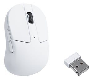 Keychron M4 myszka Gaming Po prawej stronie RF Wireless + Bluetooth + USB Type-C Optyczny 30000 DPI