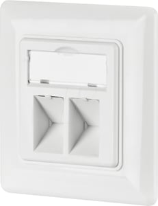 EFB Elektronik EC020400001 RJ-45-uttagsadapter, vit, 1 st.