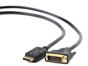 Gembird CC-DPM-DVIM-1M adapter kablowy DisplayPort DVI Czarny