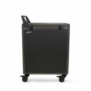 DICOTA D32004 Mobile Device Cabinet Mobile Device Management Cart Black