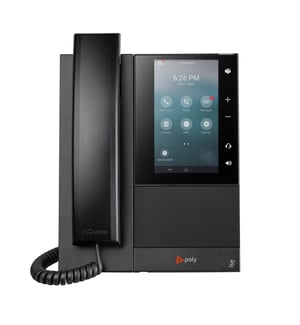 HP Poly Biznesowy telefon multimedialny Poly CCX 505 z obsługą Open SIP i PoE