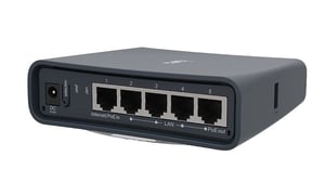Mikrotik hAP ac lite tower Czarny Obsługa PoE