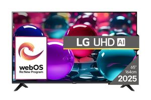 LG UHD AI 65UA73003LA Fernseher 165,1 cm (65") 4K Ultra HD Smart-TV WLAN Schwarz