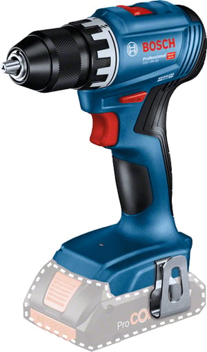 Bosch GSR 18V-45 Professional 500 RPM Zamek centralny 900 g Czarny, Niebieski