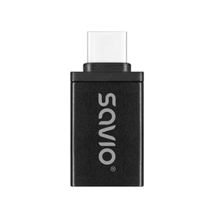 Savio AK-80 adapter kablowy 0 m USB Typu-A USB Type-C Czarny