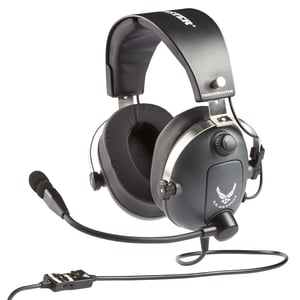 Thrustmaster T.Flight U.S. Air Force Kopfhörer mit Kabel und Kopfbügel Luftfahrt/Flugsicherung Schwarz, Grau