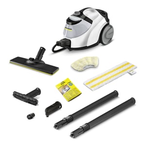 Kärcher SC 5 EasyFix IRON PLUG Zylindrischer Dampfreiniger 1,5 l 2250 W Schwarz, Weiß
