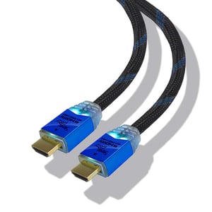 Steelplay JVAPS400039 HDMI-Kabel 2 m, HDMI Typ A (Standard), Schwarz, Blau