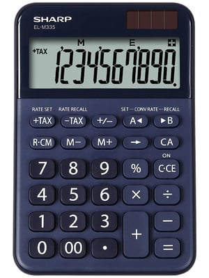 Sharp EL-M335 kalkulator Desktop Podstawowy kalkulator Niebieski