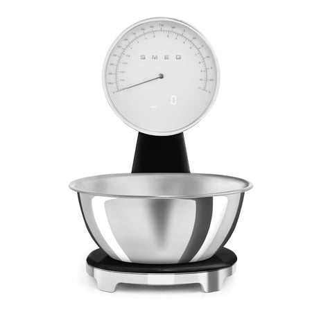 Smeg KSF01BLWW waga kuchenna Czarny Blat Elektroniczna waga kuchenna