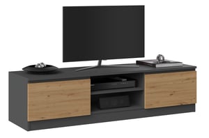 Topeshop RTV 140 ANTR/ARTIS TV Stand or Entertainment Center, 0 drawers, 2 shelves.