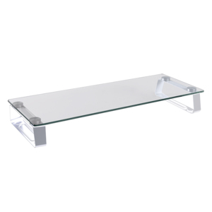 LogiLink BP0027 Monitor Mount / Stand, 81.3 cm (32"), Desk, Metallic, Transparent